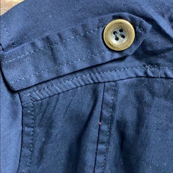 C’ESTTOI Navy Full-Zip-Snap Utility Jacket - Picture 3 of 8